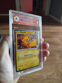 carta Pokémon originale Pikachu GRAAD 8.5