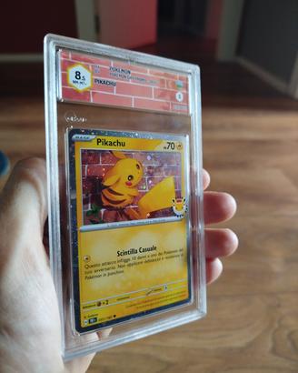 carta Pokémon originale Pikachu GRAAD 8.5