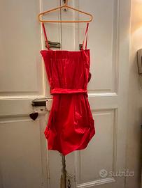 Miss sixty Babe Top tubino rosso ( copri costume )