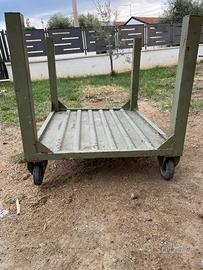 Carrello trasporto banco lavoro ruote