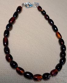 bracciale d'ambra rossa