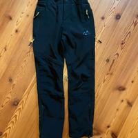 Pantaloni sci da fondo, trekking bambini 10 anni