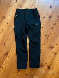 Pantaloni sci da fondo, trekking bambini 10 anni