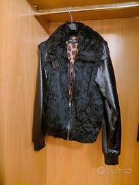 Dolce & Gabbana giubbotto in pelle e pelliccia 