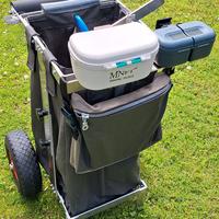 carello pesca  trota lago 