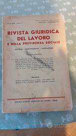 Libro Rivista Giuridica del lavoro