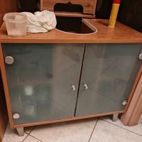 mobile bagno + specchio contenitore