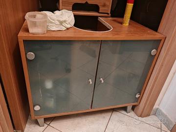 mobile bagno + specchio contenitore