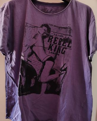 Rebel King London – T-shirt Vintage Tattoo – XL