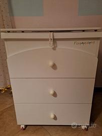 cassettiera fasciatoio 