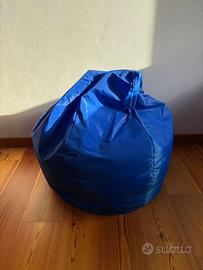 Poltrona sacco blu