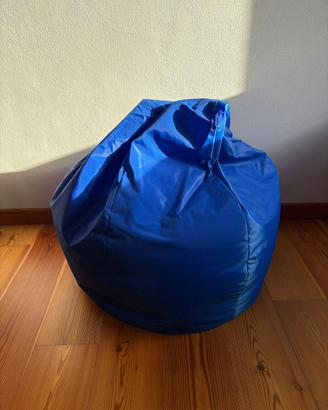 Poltrona sacco blu