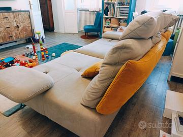 DIVANO LINEARE A 3 POSTI: Modello SPARVIERO