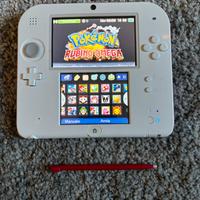 Nintendo 2DS con Hshop 64GB + 20 Giochi (Pokémon e