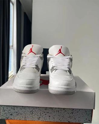 Air Jordan 4 Oreo, grigio-bianco EU 41