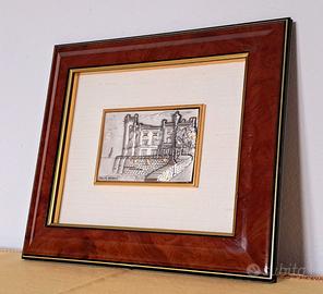 Quadro con bassorilievo argento 925
