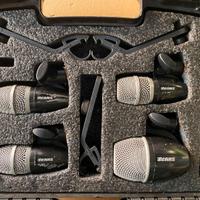 kit microfoni SHURE per batteria CON CUSTODIA