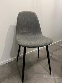 2 sedie grigie