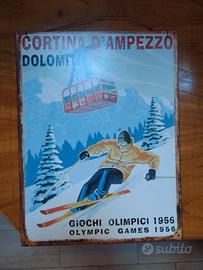 Quadretto di ferro CORTINA d'Ampezzo