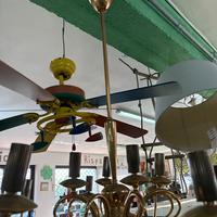 Lampadario ottone 12 luci