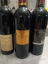 N.3 Vini, n 1 Bonarda,n 1 Raboso,n 1 Nero D'Avola