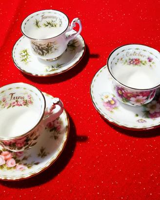 ROYAL ALBERT “FLOWER OF THE MONTH” Tazzine Mignon