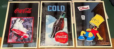 Specchi pubblicitari Coca Cola