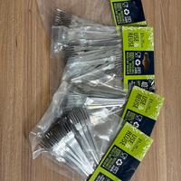 Forchettine in acciaio fingerfood aperitivo