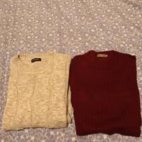 2 maglioni Clayton e cotton e silk