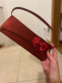 Borsa rossa elegante