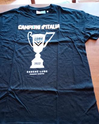 Maglietta T-shirt nera Campioni d'Italia 2022