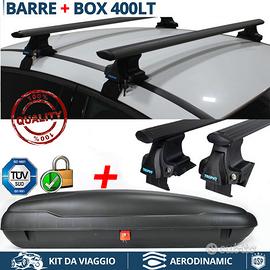 BOX Tetto 400Lt + BARRE Portatutto per AUDI A4 B8