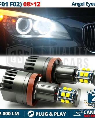 ANGEL EYES LED H8 BMW SERIE 7 F01 F02 Luci Bianche