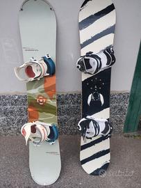  Due Snowboard con attacchi 