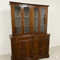 Vetrina credenza in legno massello