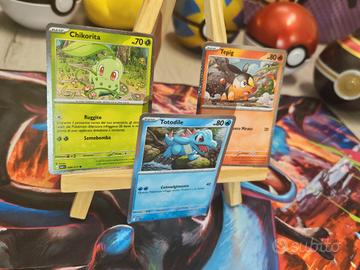 Pokémon- trio promo starter Jhoto