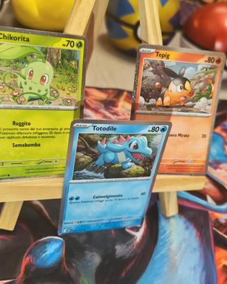 Pokémon- trio promo starter Jhoto