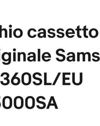 Coperchio cassetto verdura frigo samsung