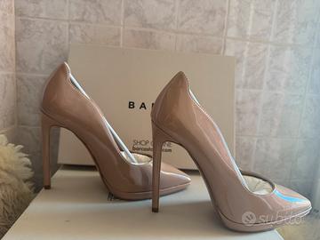 Scarpe donna Decollete Barca Tacco 11 - 36 NUOVE