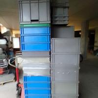 scatole in plastica 4 dimensioni impilabili