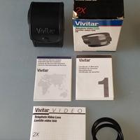 Vivitar Telephoto Video Lens 2x per videocamera