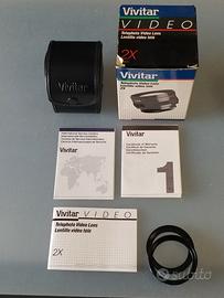Vivitar Telephoto Video Lens 2x per videocamera
