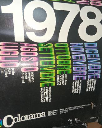 CALENDARI COLORAMA DAL 74 AL 92