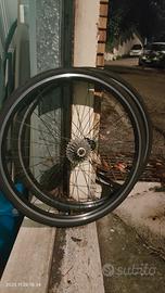 cerchi bici profilo alto neri