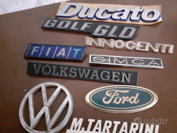 Targhette auto vintage