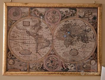 Quadro puzzle Mappa del Mondo Ravensburger