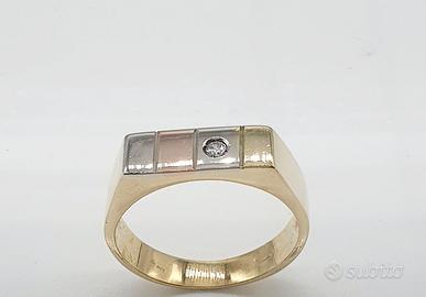 COD.595B.26 ANELLO UOMO 3 ORI