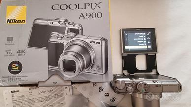 NIKON COOLPIX  A900   come nuova zoom 35 x