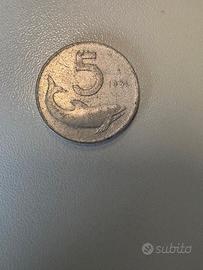 monete 5 lire