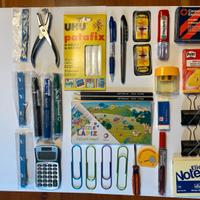 STOCK 2 CANCELLERIA DA SCRIVANIA -CALCOLATRICE ecc